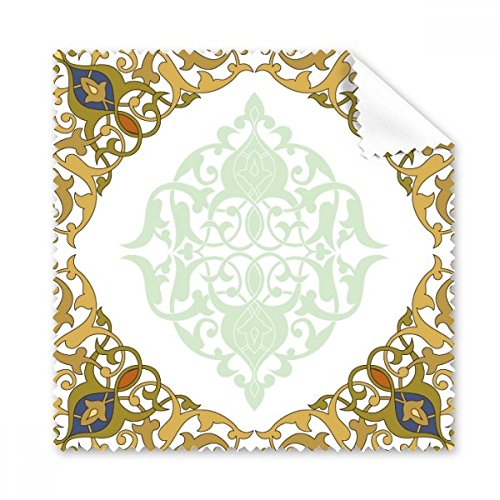 Chiffon de nettoyage lunettes motif baroque coloré essuie-écran 5pcs
