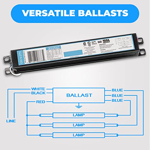 Replacement For Icn-3P32-Sc 1,2 & 3 Lamp - T8 Fluorescent Electronic Ballast - 120-277V - Instant Start - Standard Ballasts - 10 Pack - Ol-47006-10 #TOP2