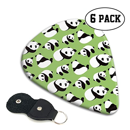 Ensemble de 6 médiators de guitare Panda à fond vert pour guitare acoustique, guitare électrique, basse, ukulélé – fin… - Les Beatles, Paul McCartney, John Lennon, RIngo Starr, George Harrison Ensemble de 6 médiators de guitare Panda à fond vert pour guitare acoustique, guitare électrique, basse, ukulélé - fin… – Image 3