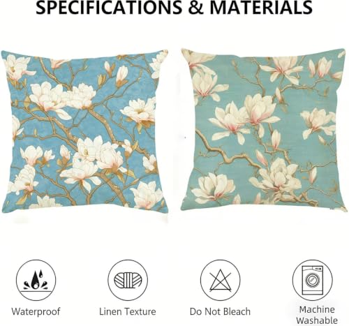Housse de coussin extérieur imperméable 40x40 pour embellir votre terrasse