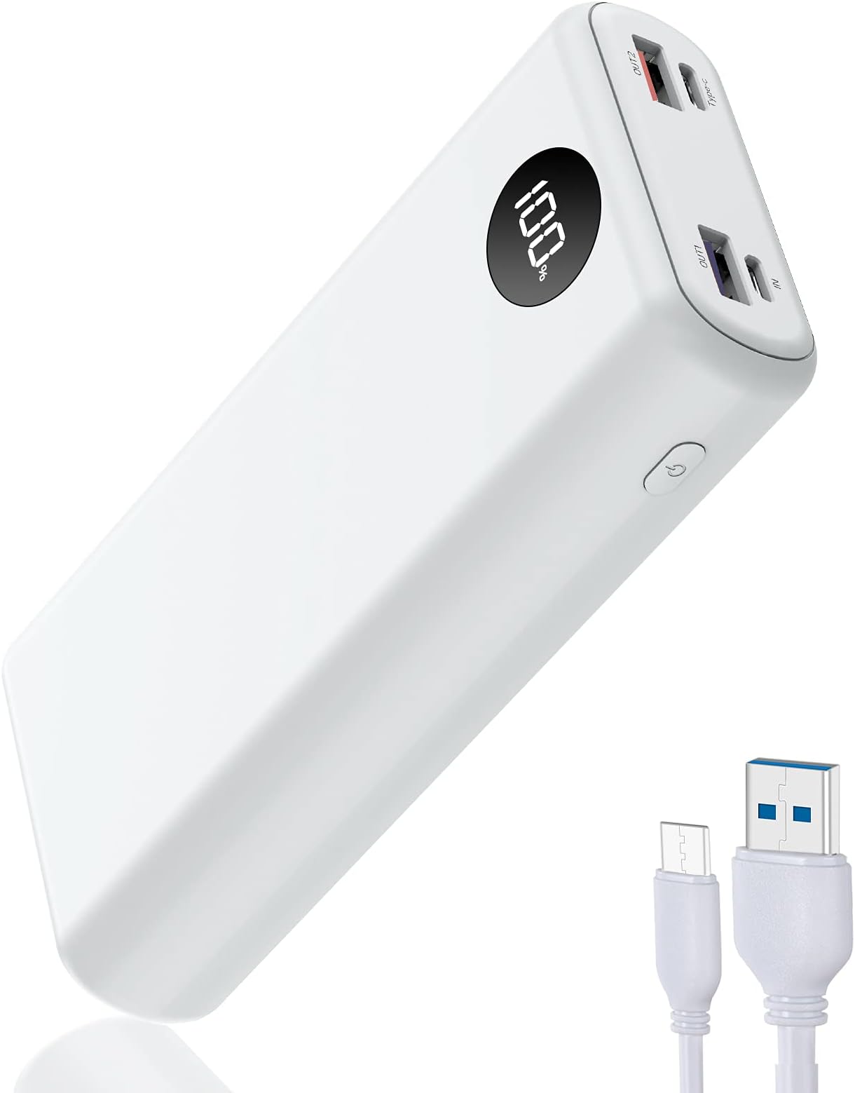 Cargador Coche 58W Con USB C PD Dual Y QC3.0 | Enchufe 12V/24V Con Interruptor | Carga Rápida Para IPhone Y Samsung