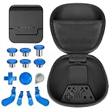 Contenu de l'emballage : 1 étui de transport, 1 station d'accueil, 1 cordon d'alimentation de contrôleur, 2 coussinets D interchangeables (standard), 6 joysticks interchangeables (4 classiques, 1 haute, 1 dôme), 4 pagaies (2 moyennes, 2 mini). Conseils avant l'achat : l'emballage de ce produit est uniquement un sac en plastique, et il n'est pas emballé dans une boîte. Si cela vous dérange, veuillez acheter avec prudence Le câble de données et le contrôleur ne sont pas inclus dans ce produit.