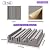 TroyStudio Self-adhesive Acoustic Foam Panels, 12 X 12 X 2 Inches 6 Pcs Broadband Sound Absorbing Foam, Dense Soundproof Padding Tile, Recording Studio Foam Absorber, Groove Decorative Wall Panel