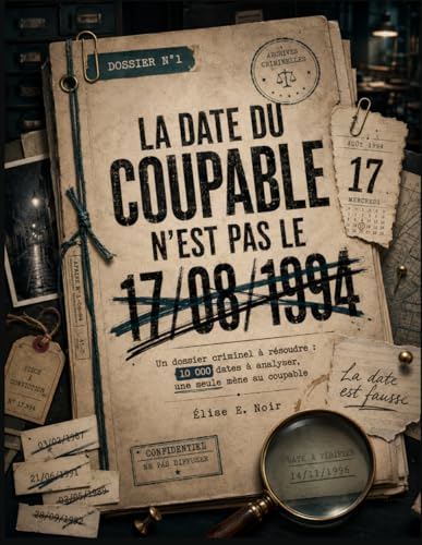 La date du coupable n'est pas le 17/08/1994: Un dossier criminel à résoudre : 10 000 dates à analyser, une seule mène au coupable (French Edition)
