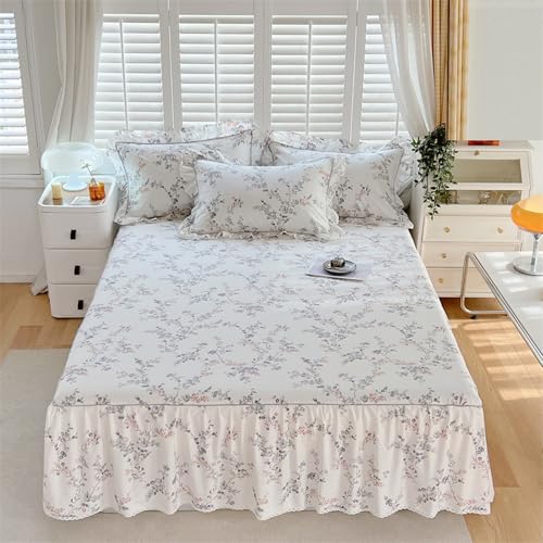 Fzigenle �x�b�h�X�J�[�g ���J�o�[ ���[�X�P�n 3�_�Z�b�g �P�C���e���A ��i �t���� A200*220 �x�b�h�J�o�[ �Z�~�_�u�� �V���O�� �_�u�� �J���[b19 �ʋC�� �Q��J�o�[ �􂦂� ���� ������� �D�� ���ꂢ�� �G���K���g ���� �Q��