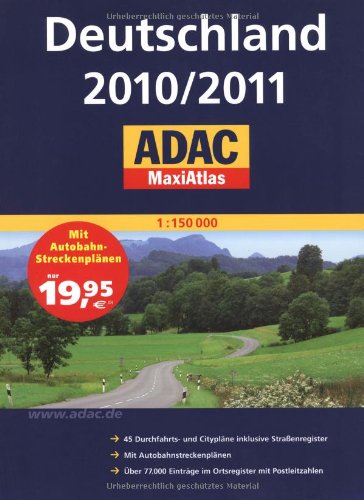 Preisvergleich Produktbild ADAC MaxiAtlas Deutschland 2010 / 2011