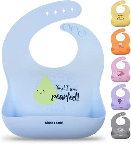 Babero de silicón para bebé