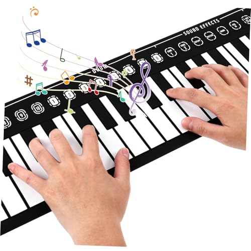 49 rouleau de piano portable piano numérique clavier pour les enfants main piano enfants piano debutant piano électronique portatif piano à clavier en silicone Gel de silice Black JOINPAYA - Les Beatles, Paul McCartney, John Lennon, RIngo Starr, George Harrison 49 rouleau de piano portable piano numérique clavier pour les enfants main piano enfants piano debutant piano électronique portatif piano à clavier en silicone Gel de silice Black JOINPAYA – Image 4
