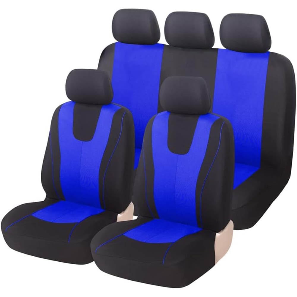 Housses de siège voiture VW Golf Sportsvan bleu auto couvre sieges 5seats