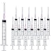 25 Pack 3ml 18Ga Lab Syringe Tools with Measurement, Individually Packed