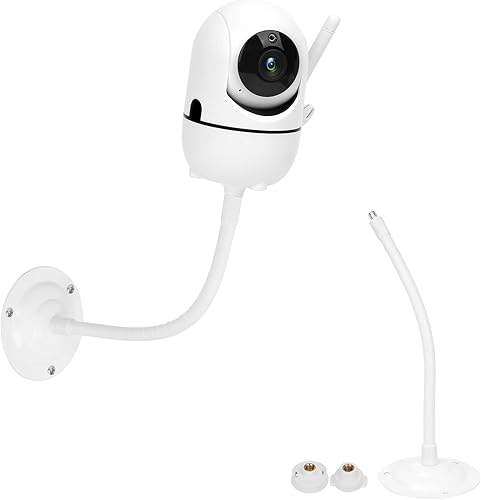 Mippko Soporte de pared para monitor de bebé compatible con HelloBaby HB65HB6550HB6558HB66HB248, ANMEATE SM935ESM650, Bonoch, monitor de bebé