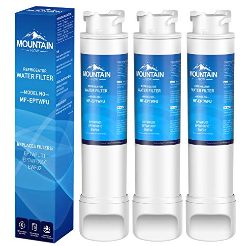 GLACIALPURE Goods ?F3CB Compatible Refrigerator Water Filter Replacement Pure Source 3, white, 3packs