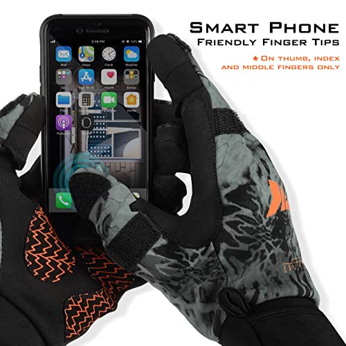 KastKing Mountain Mist Fishing Gloves – Cold Winter Weather Fishing Gloves – Fishing Gloves for Men and Women – Ideal as Ice Fishing, Photography, or Hunting Gloves(Blackout, X-Large) by KastKing - Image 2