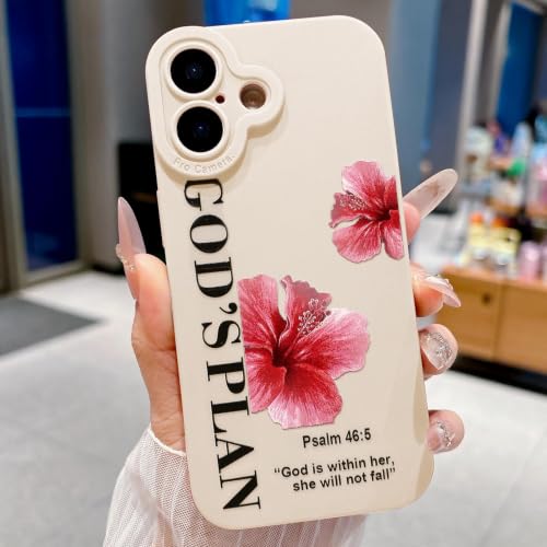 Coque iPhone 17 verset de la Bible idée cadeau chrétien floral pour femme