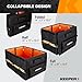 KEEPER Standard Trunk Organizer, 48L, Multi-Compartment Collapsible Car Organizers and Storage, Non-Slip Bottom, Suitable for SUV, Minivan, and Cars