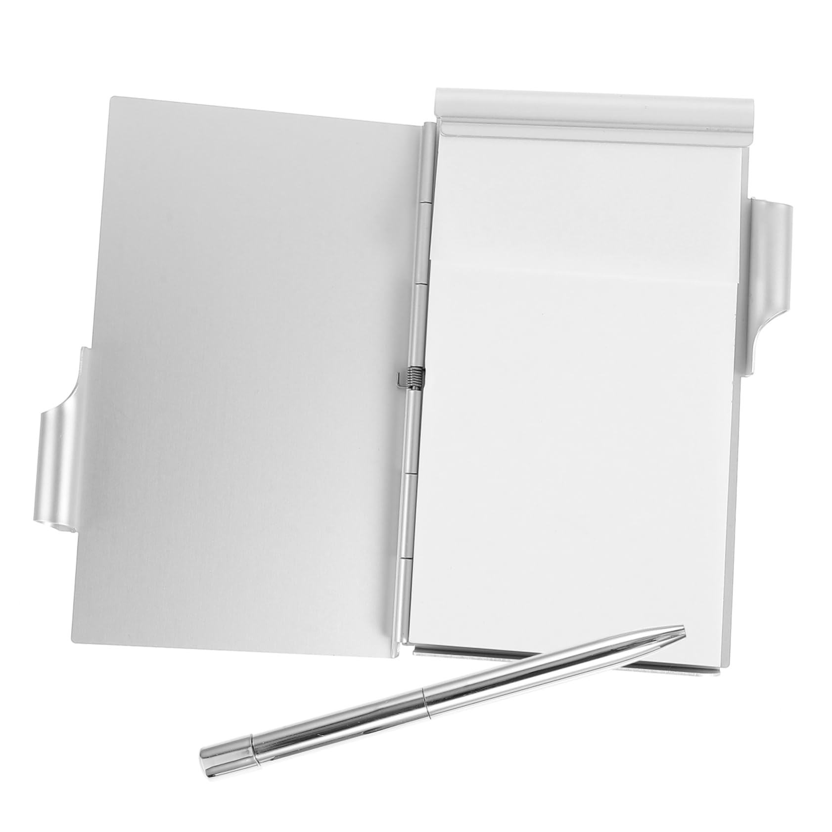 10pezzi Mini Taccuino Metallo Con Design e Portatile Blocco Note Tearable Ufficio Taccuino Tascabile Alluminio Per Studio e Lavoro