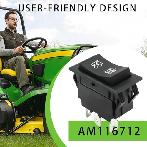 Image of Power Lift Rocker Switch AM116712 AM121387 Compatible with John Deere Gator 1445, 1735, 850D, 550, 855D, 625i, 825i, 6x4, 4x4