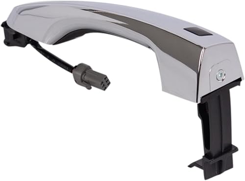 Miniatura 365 de TRQ Manija de puerta exterior delantera izquierda plateada para el lado del conductor compatible con Nissan 370Z 2009-2017