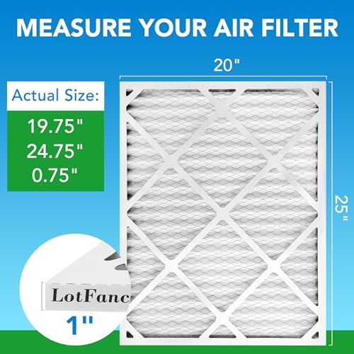Revitalize Your Air: LotFancy 20x25x1 MERV 8 Filter Review 3 51RPKf9h3vL. SL500