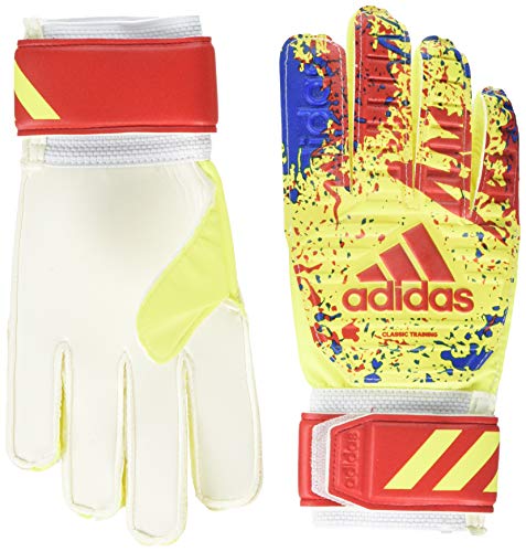 Adidas Classic Trn Goalkeeper Gloves  W Fingersave   Unisex Adulto  Solar Yellow Active