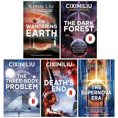 Foblit ltd Conjunto de 5 Libros de la colección Cixin LIU (La Tierra Errante, El Bosque Oscuro, El Problema de los Tres Cuerpos, El Fin de la Muerte y La Era de Las Supernovas) Foblit ltd Conjunto de 5 Libros de la colección Cixin LIU (La Tierra Errante, El Bosque Oscuro, El Problema de los Tres Cuerpos, El Fin de la Muerte y La Era de Las Supernovas)