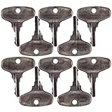 10x Ignition Switch Key Replacement for Komatsu Electric Lifts Thomas Diesel Gehl Skid Steer - Image 1