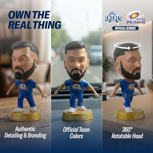 Image of Action Figure, 3 Inch Hardik Pandya | IPL Edition, 360 Rotatable Head, For Fans & Collectors