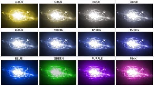 econoLED D2C D2S D2R 10000K Xenon HID Replacement Bulbs Metal Chassis Diamond White 35W 12V Car Auto Headlight Lamps Head Lights