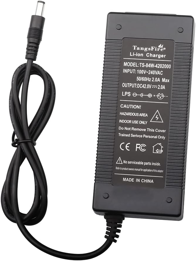 Compatibility Battery Charger for Commuter: 90% Brands Eletric | Replacement Power Supply, 2A Fasting Charge, Halp with Jetson/Hiboy/GOTRAX/Evercross