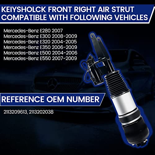KEIYSHOLCK Front Right Air Shock Absorber Compatible with Mercedes E280 07 / E300 08-09 / E320 04-05 / E350 06-09 / E500 04-06 / E550 07-09 Car Air Suspension Strut by KEIYSHOLCK - Image 6