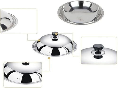 Miniatura 5 de Hofumix - Tapa universal para olla de acero inoxidable, tapa para utensilios, con ventilación de vapor, 13.38 pulgadas (pequeño)