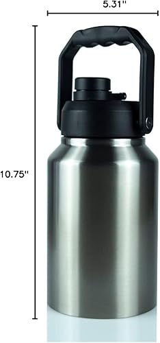 Miniatura 5 de Hogg Jarra sublimable con revestimiento blanco de 100 onzas. Bricolaje, personalizable, añade logotipo, vinilo, tinta de alcohol o purpurina y epoxi