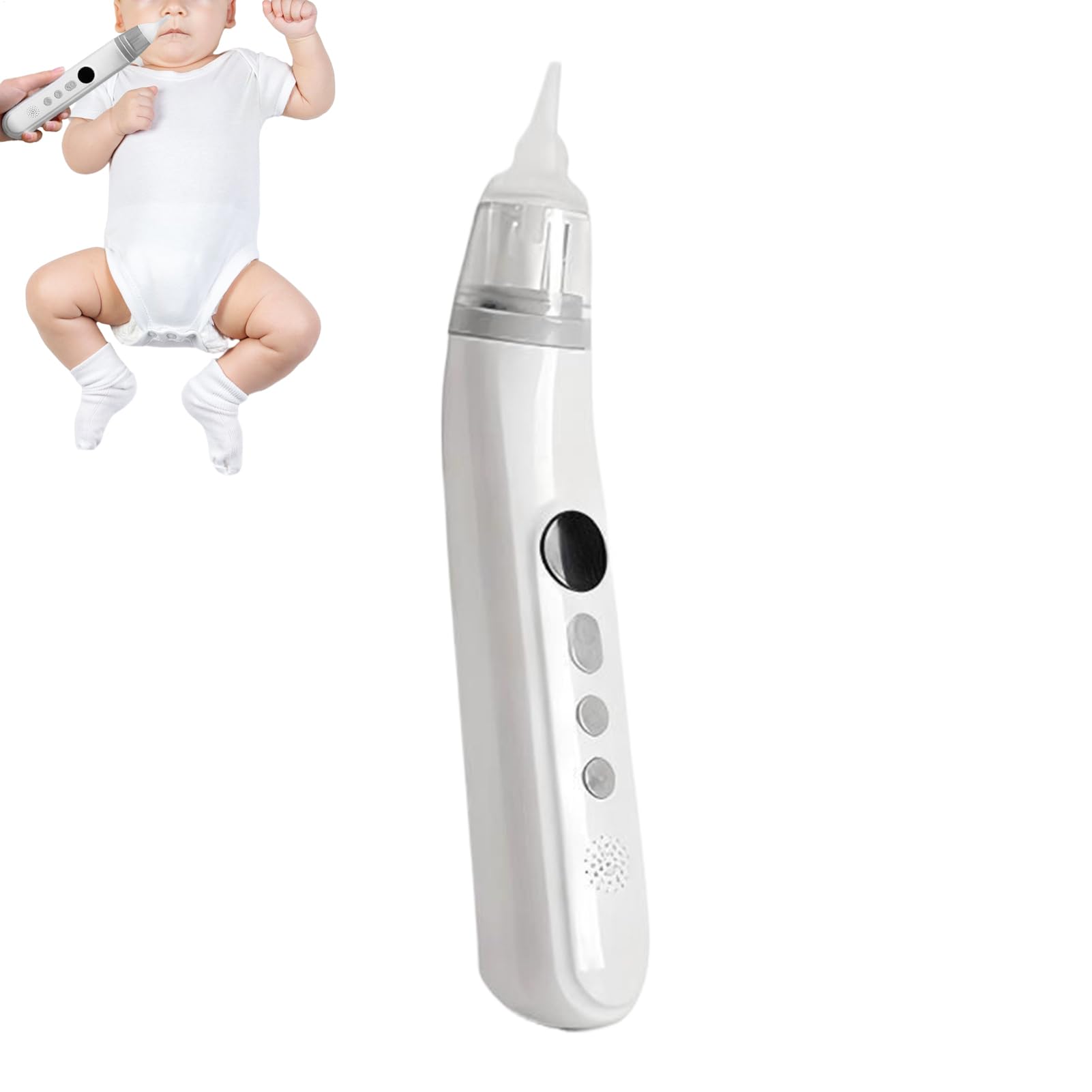 Aspirador Nasal Eléctrico Música Relajante Impermeable