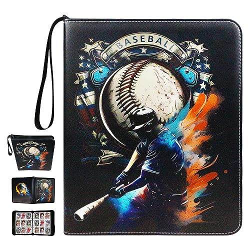 Album de cartes à collectionner - 900 poches - Pour cartes à collectionner - 9 poches - 50 pages (baseball L)