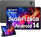 OSCAL 2025 Newest AI Tablet Android 14|4G LTE Dual SIM|24GB RAM+128GB ROM|11 Pollici 120Hz|7700mAh|Widevine L1 FHD|Doppia Fotocamera|GPS|Custodia|PC2.0