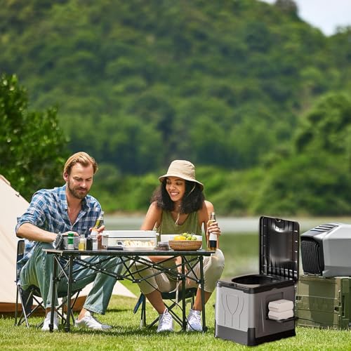 Chaise de toilette de camping avec siège compact et installation rapide - 3