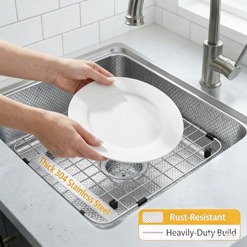 JOOKKI Sink Rack for Bottom of Sink 12.25"×11.5"×2Stainless Steel Protector by JOOKKI - Used condition - Image 6