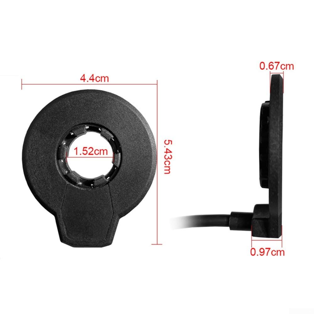 Capteur d'assistance PAS pour vélo électrique avec aimants F-12L, pour la plupart des vélos électriques, alliage d'aluminium, 5,4 x 4,4 cm, câble de 1015 mm