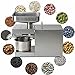 Oil Press Machine 110V 600W Commercial Oil Extraction Olive Extractor Nuts Seeds Oil Presser Mill Pressing Machine for Peanut Nuts Seed Olive (110V 600W)