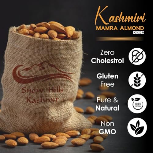Image of Kashmiri Kagzi Mamra Almonds in Shell (Mamra Badam) (5kg)