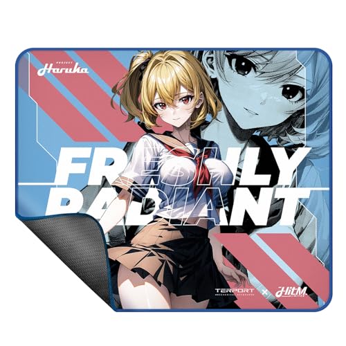 Opiniones de Alfombrillas de tejer los mejores 10. 39 TERPORT Haruka Mouse Pad Gaming Profesional 35x30cm Espesor 5mm, Tapete Escritorio Tamaño Ampliado para Juegos FPS, Alta Precisión con Tela de Tejido Fino, Alfombrilla Gamer...