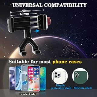 Upgraded Aluminum Phone Mount for Toyota Tacoma (2016-2023), 3rd Gen Tacoma Phone Holder with Full Metal Arm 20x Super Strong Phone Stand Holder Compatible with iPhone & Galaxy and All Smartphones