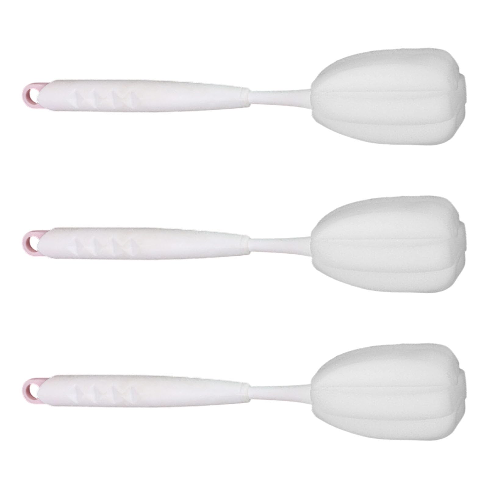 Ergonomic Handle Sponge Scrubber and Straw Cleaner Cleaning Tool for Effective Kitchen Baby Milk Bottle Feeder Household Equipment