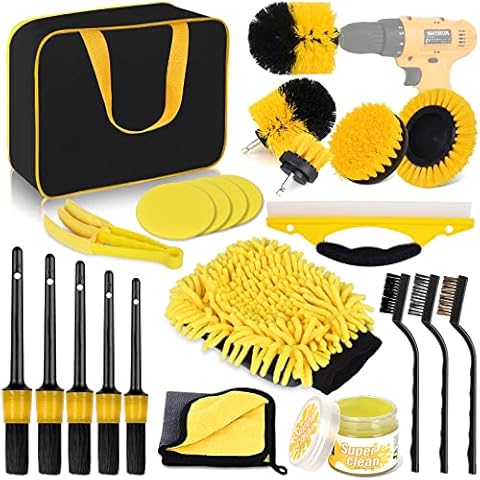 Herrfilk 22pcs Car Cleaning Kit Cover