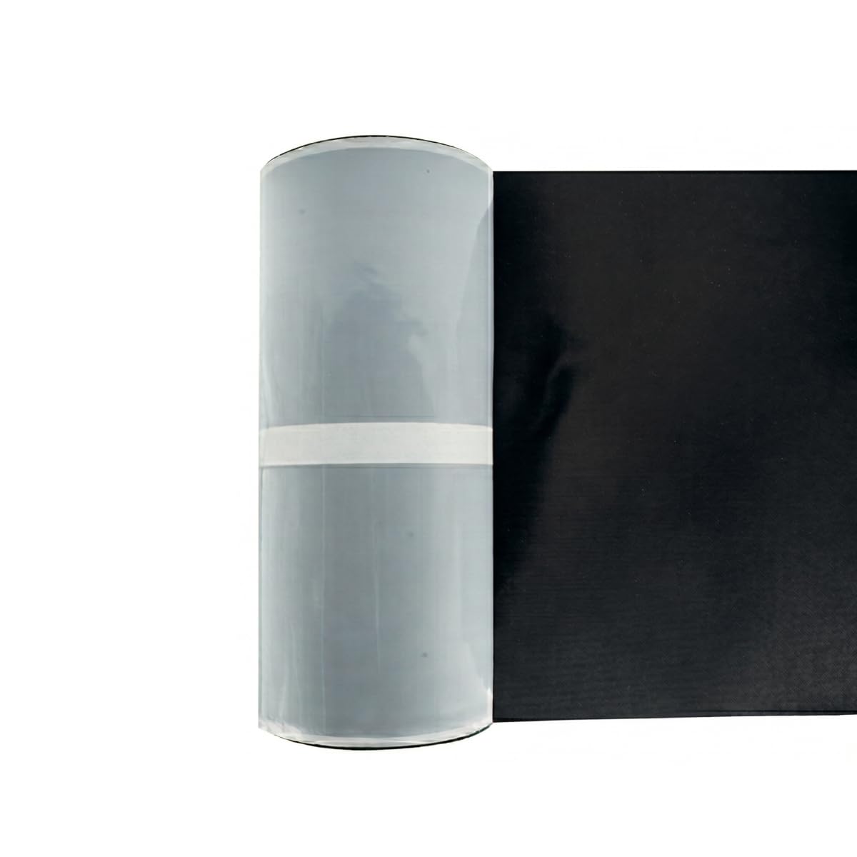 KAUFDACH Kaminanschlussband EPDM - 5m x 300mm - Schwerlast Wandanschlussband Bleiersatz mit Alu-Netzstruktur - Vollflächig Butyl - Extrem UV & Wetterfest (Schwarz (RAL9005))