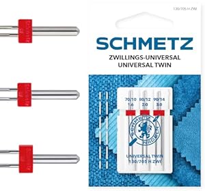 Schmetz Zwillings-Universal Nähmaschinennadeln Sortiment