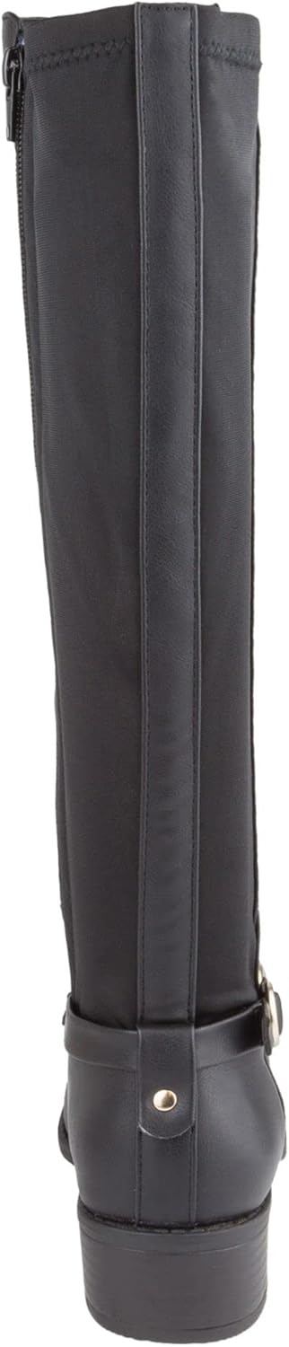 Karen Scott Womens Valeree Faux Leather Knee-High Boots Black 6.5 Medium (B,M) - Image 3