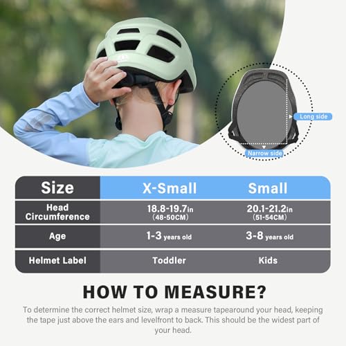 Image of Toddler Kids Bike Helmet, Adjustable Infant Baby Bicycle Helmet for Age 1-3-5-8 Years Child Boys Girls, Multi-Sport Scooter Skateboard, 2 Sizes