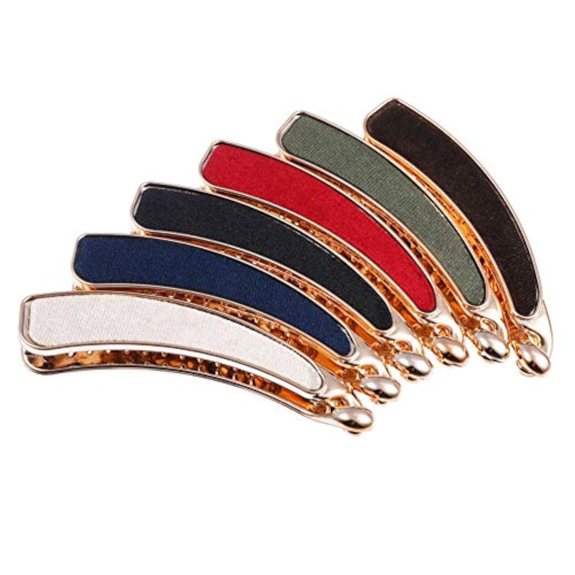 6 PACK Women Classic Banana Hair Clip