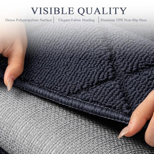 Paillasson interieur entree antidérapant Biscpro tapis entree interieur 60x90cm - 4